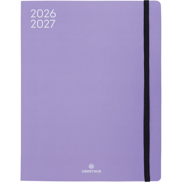 OBE Agenda Semainier Scolaire de Bureau 27 Split-Agenda-Oberthur-2026-2027-Lilas-Papeterie du Dôme