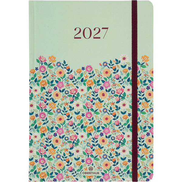 OBE Agenda Semainier de Bureau 25 Anahita-Agenda-Oberthur-2027-Vert-Papeterie du Dôme