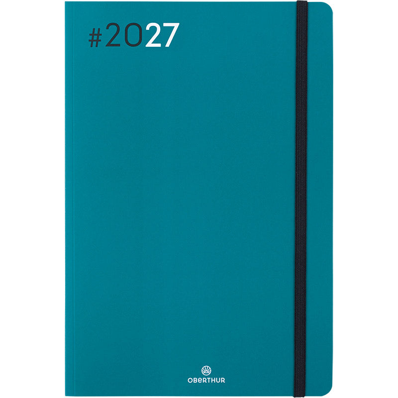 OBE Agenda Semainier de Bureau 25 Flex-Agenda-Oberthur-2027-Émeraude-Papeterie du Dôme