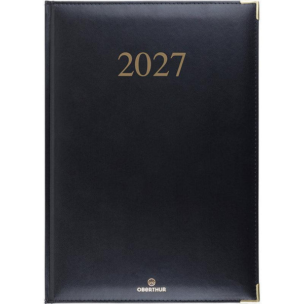 OBE Agenda Semainier de Bureau 27 Kiev-Agenda-Oberthur-2027-Noir-Papeterie du Dôme