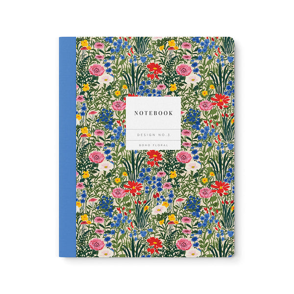 OHD Exercise Book 20x25,5-Exercise Book-Ohh Deer-Kaleido-Design No.3 Boho Floral-Papeterie du Dôme