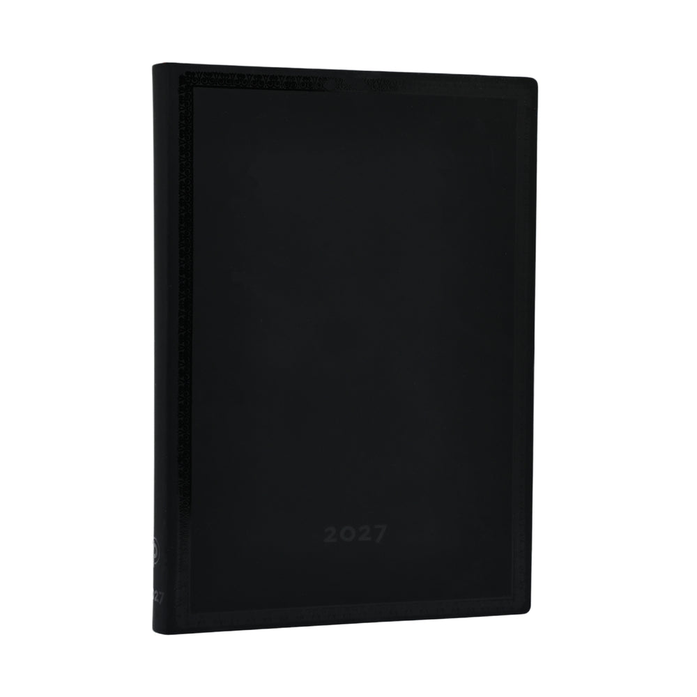 PBKS Agenda Midi Semainier Vertical Flexis-Agenda-Paperblanks-2027-Black Edition Bold-Papeterie du Dôme
