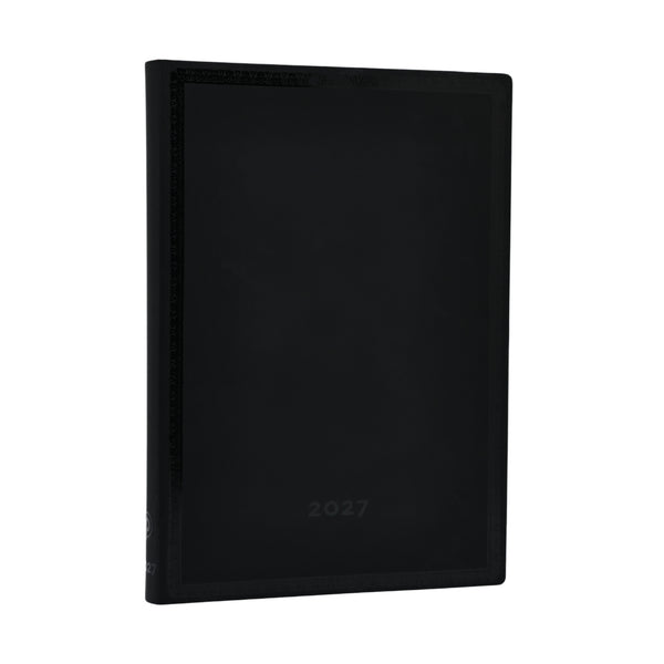 PBKS Agenda Midi Semainier Vertical Flexis-Agenda-Paperblanks-2027-Black Edition Bold-Papeterie du Dôme