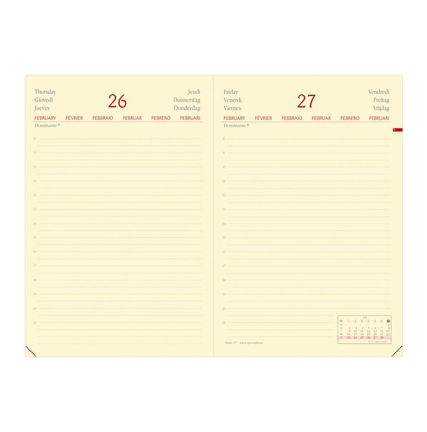 QVD Agenda Daily 17 Prestige Silk-Agenda-Quo Vadis-Papeterie du Dôme