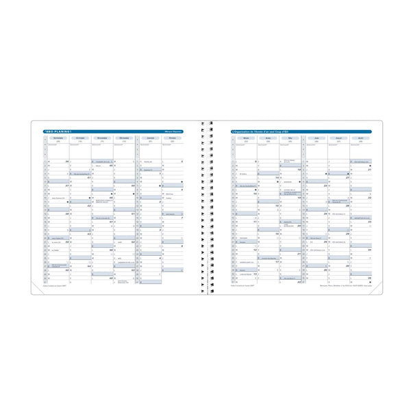 QVD Exécutif S Septembre Club-Agenda-Quo Vadis-Papeterie du Dôme