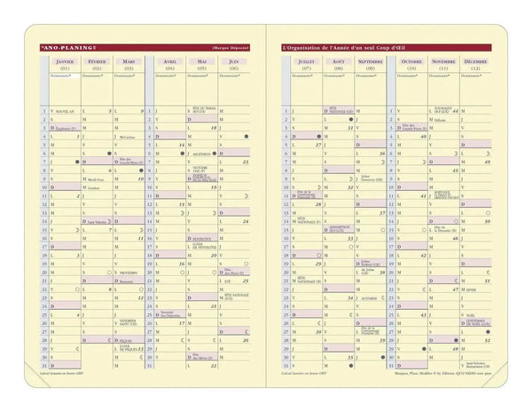 QVD Recharge Agenda Affaires Prestige-Recharge Agenda-Quo Vadis-Papeterie du Dôme