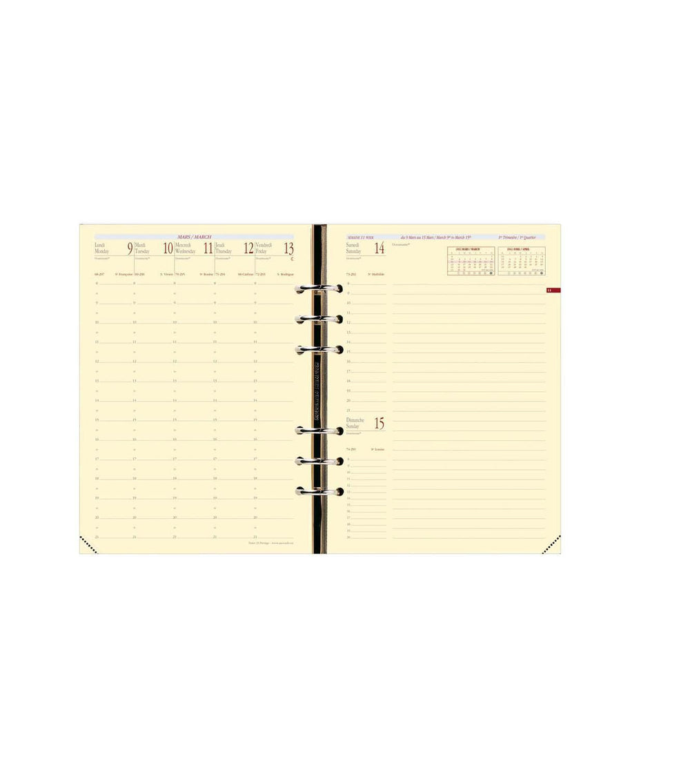 QVD Recharge Agenda Timer 21 Prestige-Recharge Agenda-Quo Vadis-Papeterie du Dôme