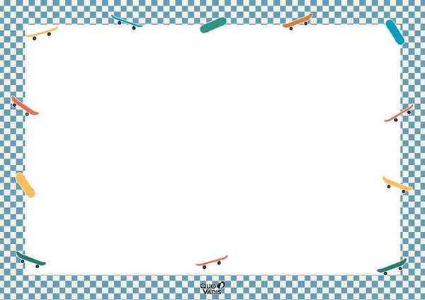 QVD Sous Main Dessin Animascot-Sous Main-Quo Vadis-Papeterie du Dôme