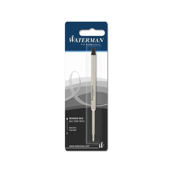 Recharge Stylo Bille Waterman-Recharge Stylos-Waterman-Noir-F Fin-Papeterie du Dôme