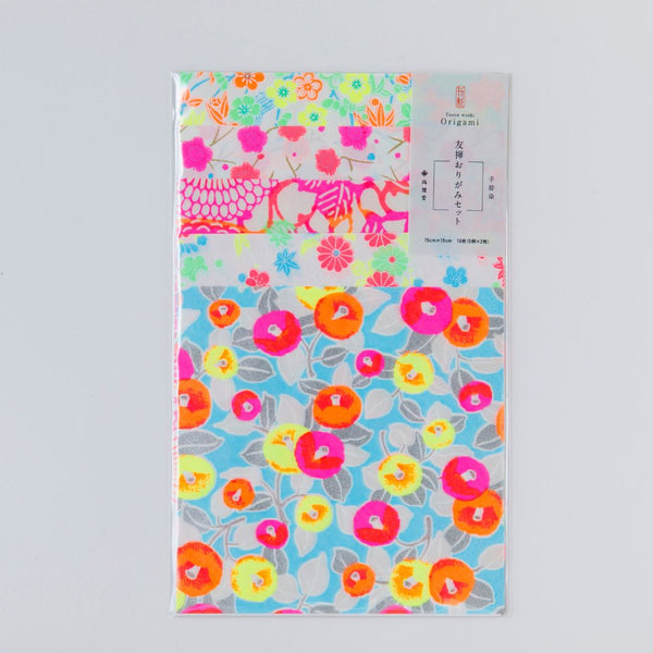 SGD Set Origami-Bloc-Shogado-Neon-1-Papeterie du Dôme