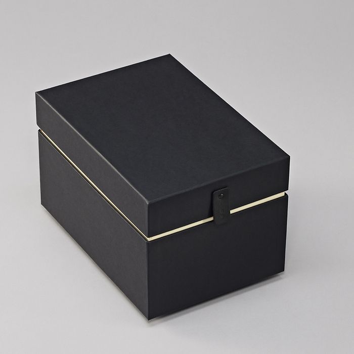 SMK Boîte de Rangement Premium One Line High-Boîte de Rangement-Semikolon-Noir-Papeterie du Dôme