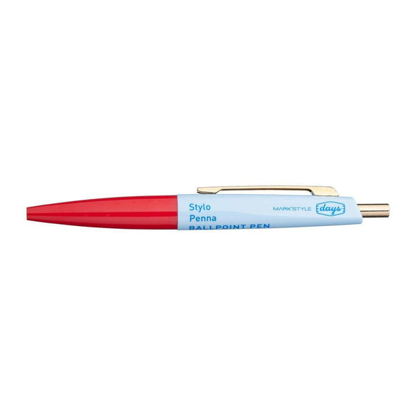 Stylo Bille Mark's Days x Anterique Mini-Stylo Bille-Mark's-Rouge Bleu-Papeterie du Dôme