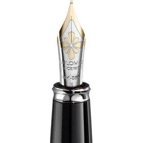 Stylo Plume Diplomat Excellence A2 Blanc Chromé Perle 14ct-Stylo Plume-Diplomat-Papeterie du Dôme