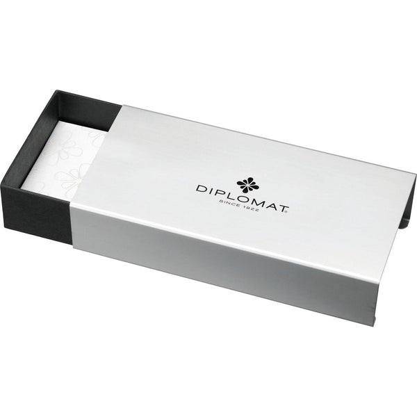 Stylo Plume Diplomat Excellence A2 Blanc Chromé Perle 14ct-Stylo Plume-Diplomat-Papeterie du Dôme