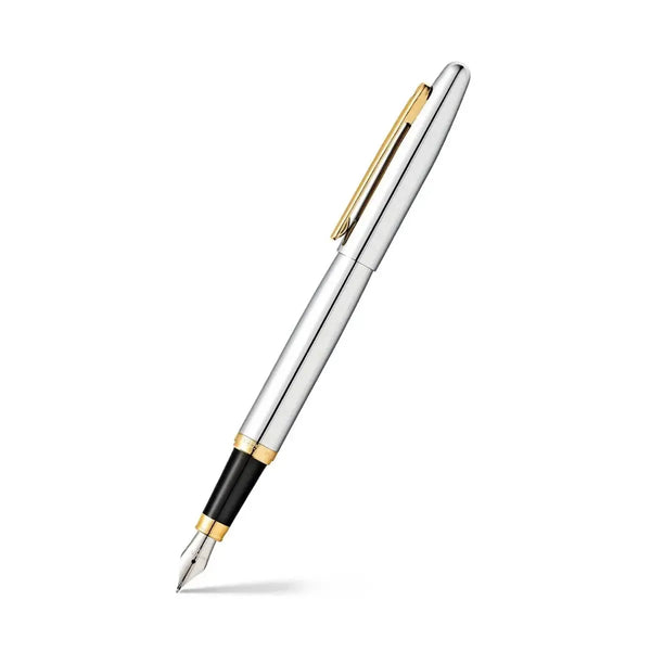 Stylo Plume Sheaffer VFM Chrome Doré-Stylo Plume-Sheaffer-Papeterie du Dôme