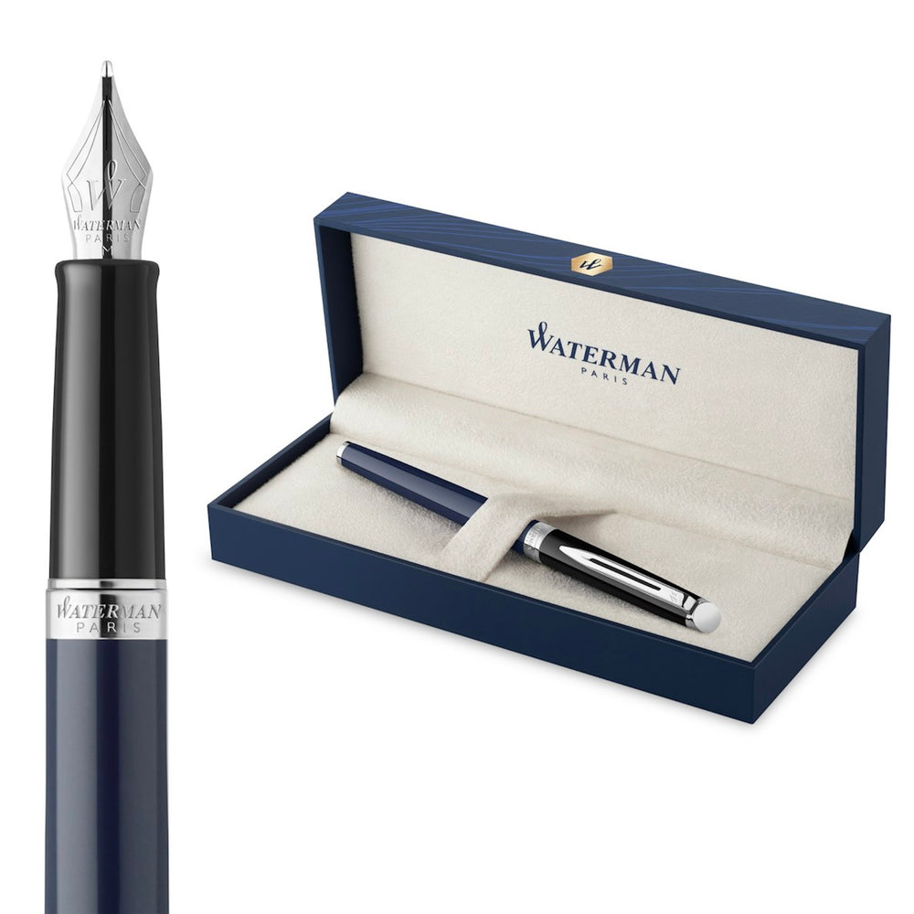 Stylo Plume Waterman Hémisphère Colour Blocking Bleu-Stylo Plume-Waterman-Papeterie du Dôme