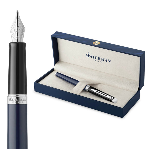 Stylo Plume Waterman Hémisphère Colour Blocking Bleu-Stylo Plume-Waterman-Papeterie du Dôme