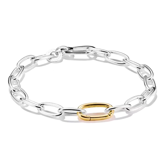 TSB Bracelet Charm Connect Link-Bijoux-Thomas Sabo-Bicolore-17 cm-Papeterie du Dôme