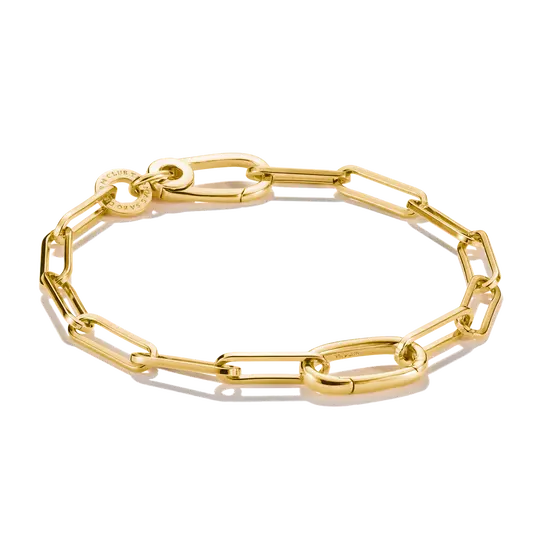 TSB Bracelet Charm Paperclip Connect Link-Bijoux-Thomas Sabo-Doré-17 cm-Papeterie du Dôme