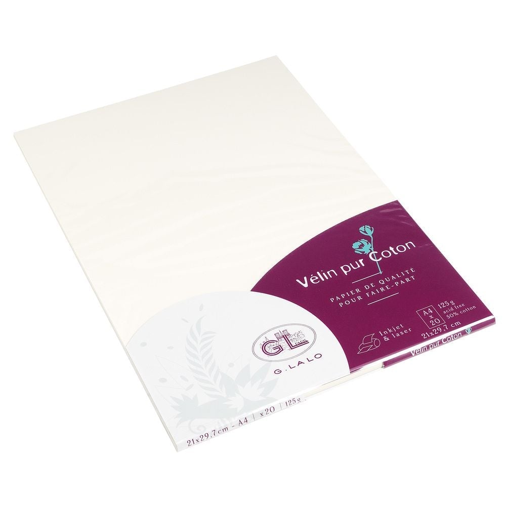 LALO Ramette de Velin de Coton-Papeterie-Lalo-125 G-Papeterie du Dôme