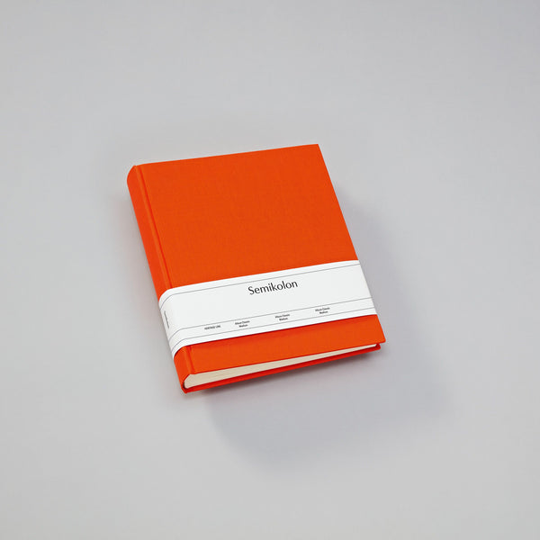 SMK Album Photo Classic-Album Photo-Semikolon-21.6 x 25.5 cm-Orange-Crème-Papeterie du Dôme