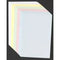 AGM Agenda Moderne Recharge Format 13 Feuilles Unies Assorties