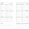 AGM Agenda Moderne Recharge Hebdoplan Brochée - Semainier - Planning+Répertoire INT2001