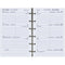 AGM Agenda Moderne Recharge Semainier Perforée - Format 13 cm - Tranche Or