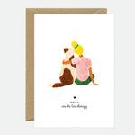 ATW Carte double-Greeting Card-All The Ways To Say-Chats & Chiens-Dog Therapy-Papeterie du Dôme