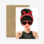ATW Carte double-Greeting Card-All The Ways To Say-Pour tous les jours-Hipster Girl-Papeterie du Dôme
