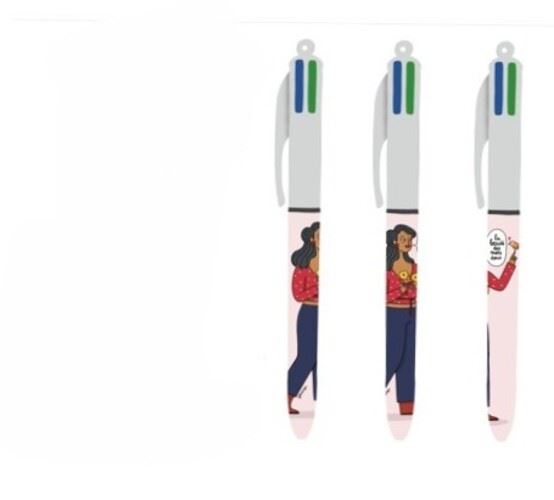 BIC Stylo Bille 4 Couleurs Gomargu-Stylo Bille-Exacompta-Papeterie du Dôme