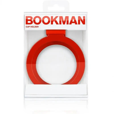 BKMN Cup Holder-Porte Gobelet-Bookman-Rouge-Papeterie du Dôme