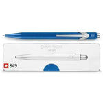 CA 849 Pop Line Metal-X Stylo Bille avec Étui-Stylo Bille-Caran d'Ache-Bleu-Papeterie du Dôme