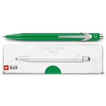 CA 849 Pop Line Metal-X Stylo Bille avec Étui-Stylo Bille-Caran d'Ache-Vert-Papeterie du Dôme
