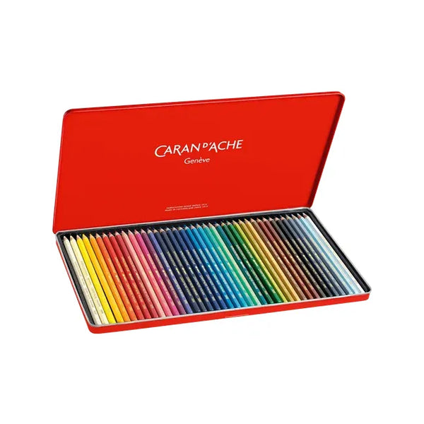 CA Boîte de 40 Couleurs Supracolor Aquarelle-Boîte à Crayons-Caran d'Ache-Papeterie du Dôme