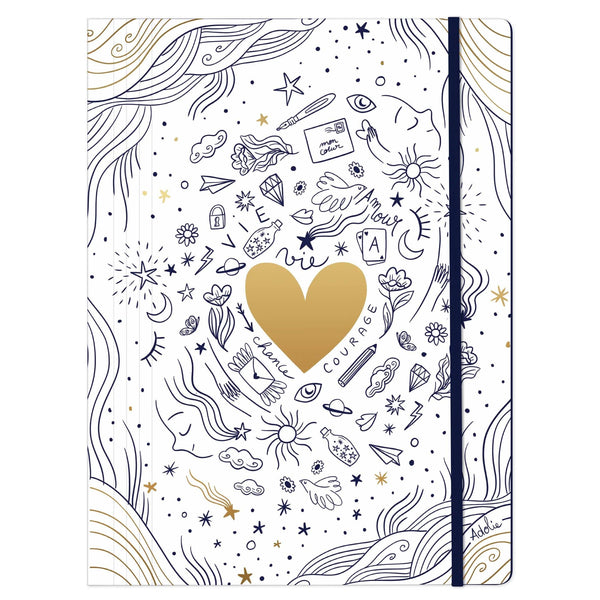 CLT Adolie Chemise à Élastique-Carnet-Clairefontaine-Papeterie du Dôme