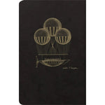 CLT Flying Spirit Carnet Piqure Textile 11x17 96p Noir-Carnet-Clairefontaine-Papeterie du Dôme