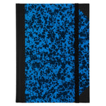 DPHN Carnet Marbré 22x17 Ligné 192p Elastique-Carnet-Le Dauphin-Bleu-Papeterie du Dôme