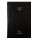EXA Agenda Bureau Carré Travers Journalier-Agenda-Exacompta-2027-Noir-Papeterie du Dôme