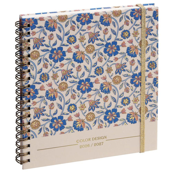 EXA Agenda SAS Semainier Lady 18S Color Design-Agenda-Exacompta-2026-2027-Fleurs-Papeterie du Dôme