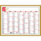 EXA Calendrier Mémento Tricolore 43x33