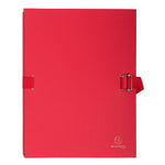 EXA Chemise à Sangle Rabat papier-Classement-Exacompta-Rouge-Papeterie du Dôme