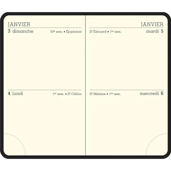 EXA Recharge Agenda 2J/P 65x105-Recharge Agenda-Exacompta-2027-Papeterie du Dôme