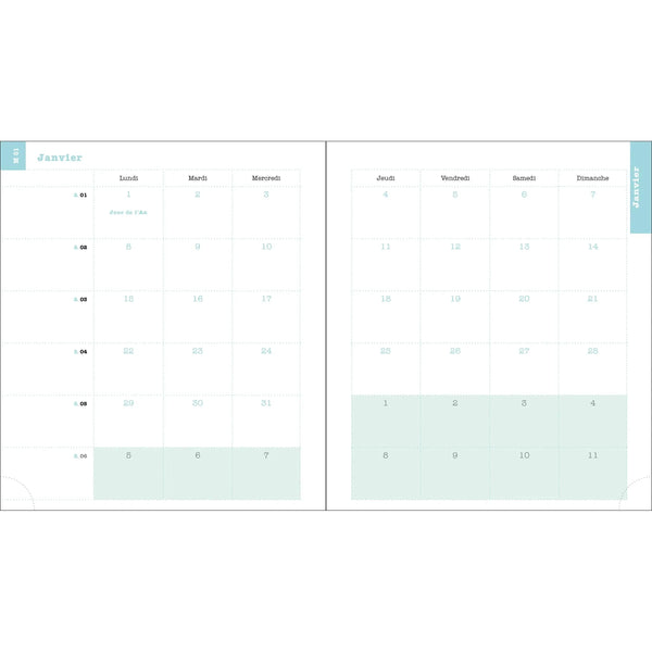 EXA Recharge Agenda Lady 18-Recharge Agenda-Exacompta-Papeterie du Dôme