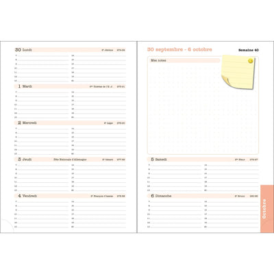 EXA Recharge Agenda Lady 20-Recharge Agenda-Exacompta-Papeterie du Dôme