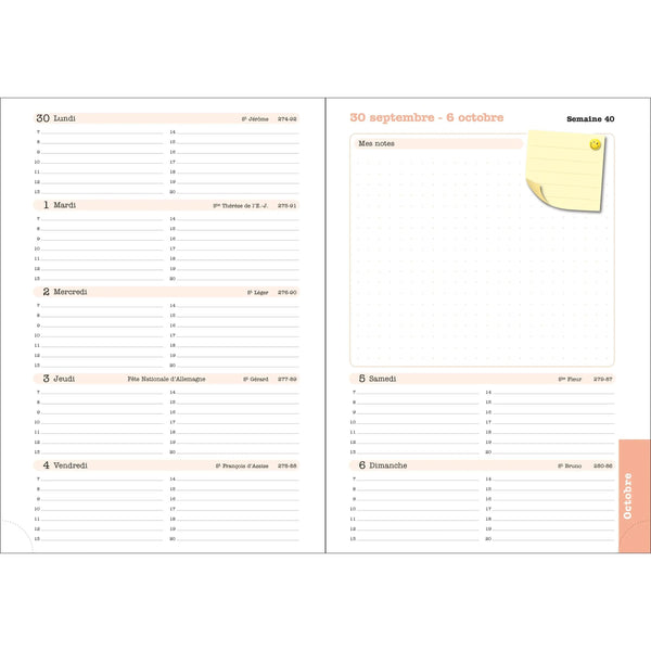 EXA Recharge Agenda Lady 20-Recharge Agenda-Exacompta-Papeterie du Dôme