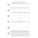 EXA Recharge Exatime 14 Sem/2Pages Horizontale SAD-Recharge Agenda-Exacompta-Papeterie du Dôme
