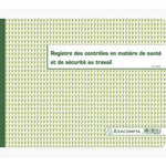 EXA Registre des Contrôles de Santé et de Sécurité 24x32-Registre-Exacompta-Papeterie du Dôme