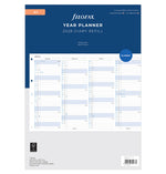 FFX A4 Agenda Planning vertical en Anglais-Recharge Agenda-Filofax-2028-Papeterie du Dôme