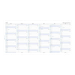 FFX A4 Agenda Planning vertical en Anglais-Recharge Agenda-Filofax-Papeterie du Dôme